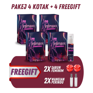 Pakej 4 Kotak + 4 Freegift